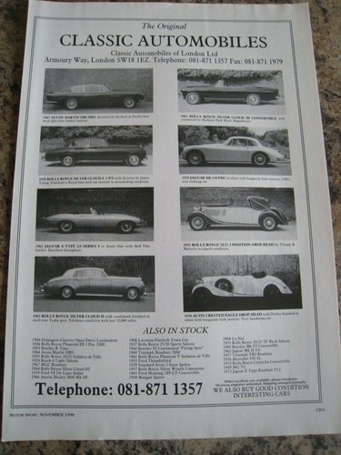 Original classic automobiles - original,