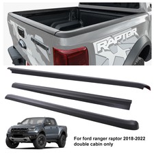 Load Bed Rail Caps Tailgate Covers for Ford Ranger 2012-2022 T6 T7 T8 D/Cab