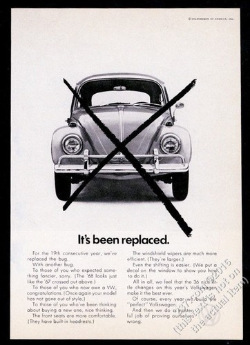 1968 volkswagen beetle - vw,