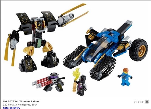 New sealed bag lego thunder - 3,