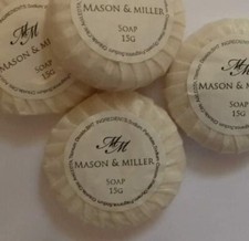 10 x Mason & Miller Tissue Pleated Guest Soaps