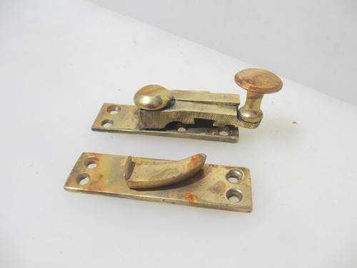 Antique brass sash window - sash,