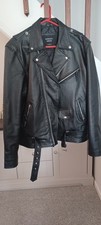 Leather Brando Motorbike Jacket Marlon Biker Motorcycle