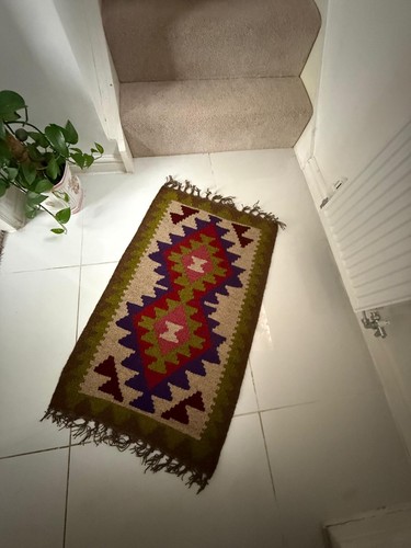 Teraditional kilim vintage rug - kilim,