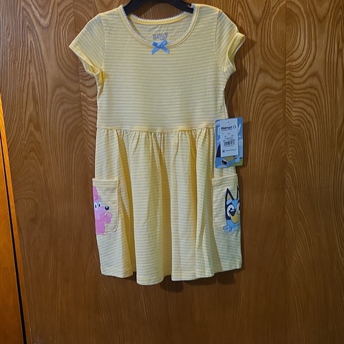 Bluey girls line dress - bluey,