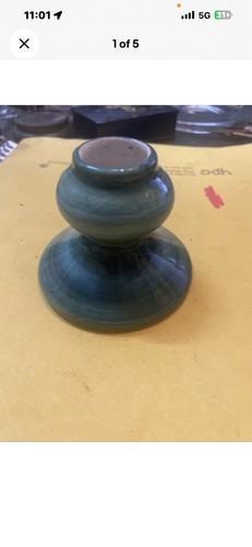 Vintage jersey pottery candle - jersey,