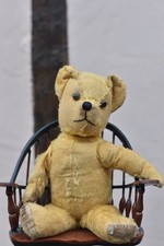 Vintage 1950s Deans Rag Book Co Mohair Teddy Bear 40cm