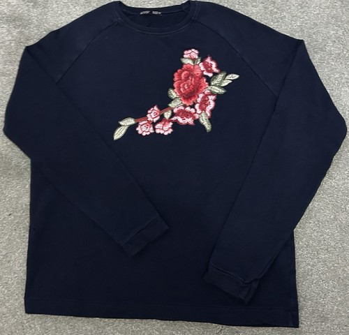 Zara pullover navy blue - zara,