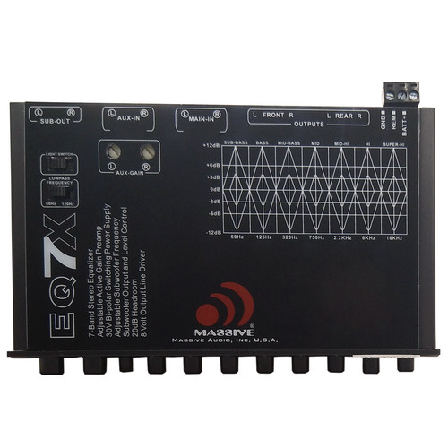 Massive audio eq7x band car - band,