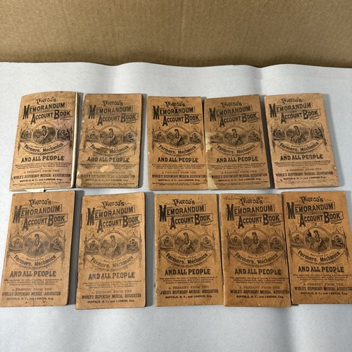 Large lot old diaries - large, account