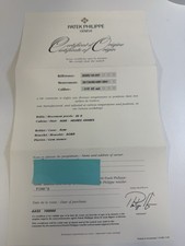 Authentic Patek Philippe 5065/1A Aquanaut Certificate