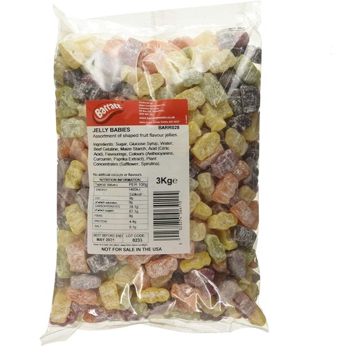 Pack jelly babies - 3, of