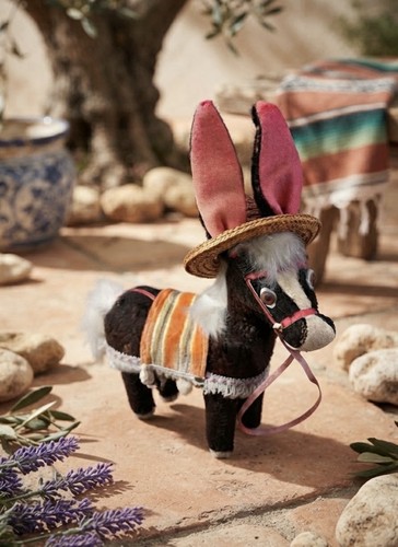 Donkey figurine made felt - donkey,
