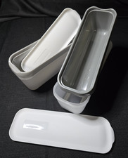 2 Pack Gray Ice Cream Storage