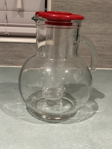 Vintage glass water jug - vintage,