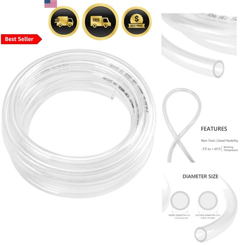 10ft clear vinyl tubing - clear,