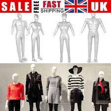 Men woman full body - woman, inflatable