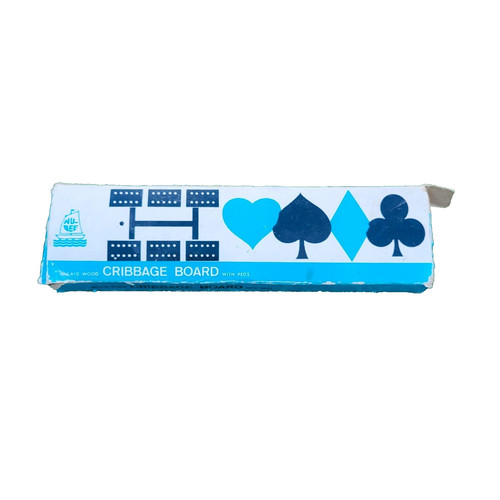 Vintage cribbage board - board, –