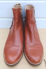 JOULES SIZE 5 TAN LEATHER BOOTS.  GUW120125B341