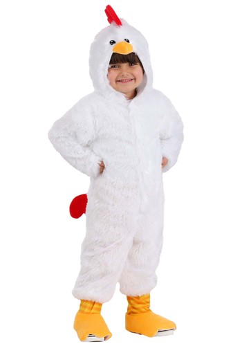 Toddler fluffy chicken costume - chicken,