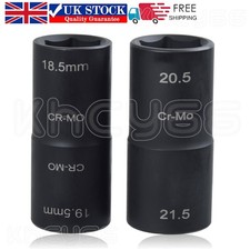 2x Ford Wheel Nut Cap Removal Impact Socket Tool 18.5 x 19.5 mm & 20.5 x 21.5 mm