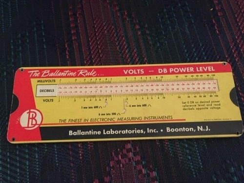 1953 ballantine labs volts db - 1953,
