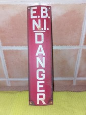 Vintage 'Danger' Enamel Sign from Northern Ireland electric 60s I believe G.con,