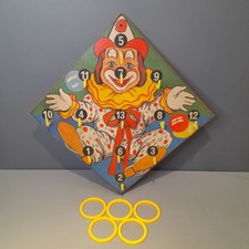 Vintage CLOWN Ring Toss Game