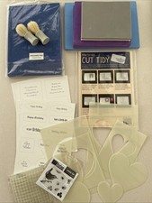 Hobby & Crafting Bundle Nuvo Brush Pricking & Stamping Mats Stencils Stamps Lot