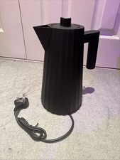 Alessi Plisse MDL06 B/UK Black Electric Kettle