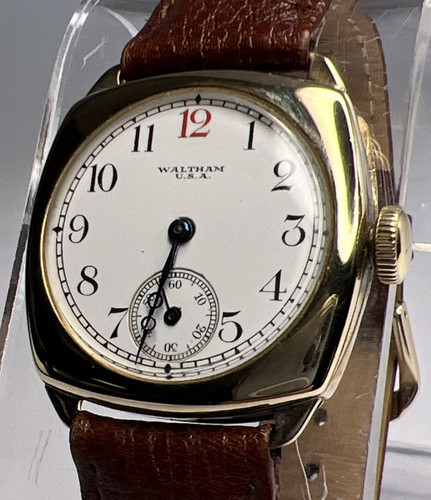 Waltham vintage 31mm 9ct gold - 31mm,