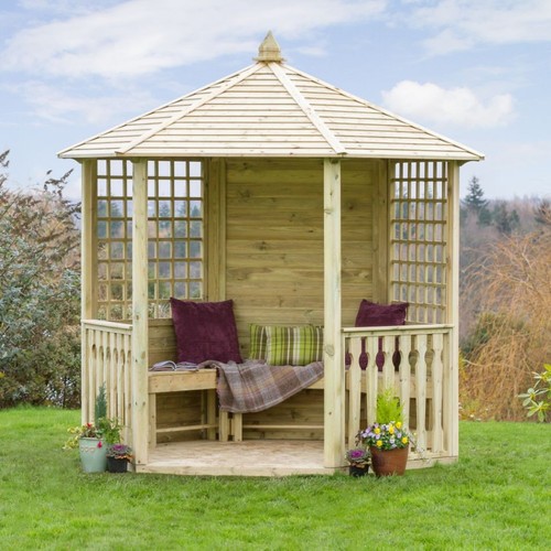 Wooden garden gazebo m - gazebo, 2.64