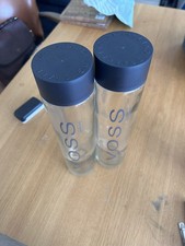 2x Voss Water Bottle GLASS