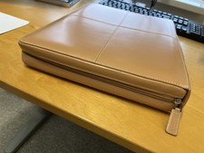 Filofax Italian Camel Zipped 4 ring bound organiser