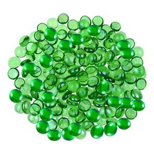 Glass pebbles beads button - glass,