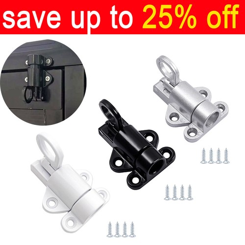 Automatic door latch - , sprung