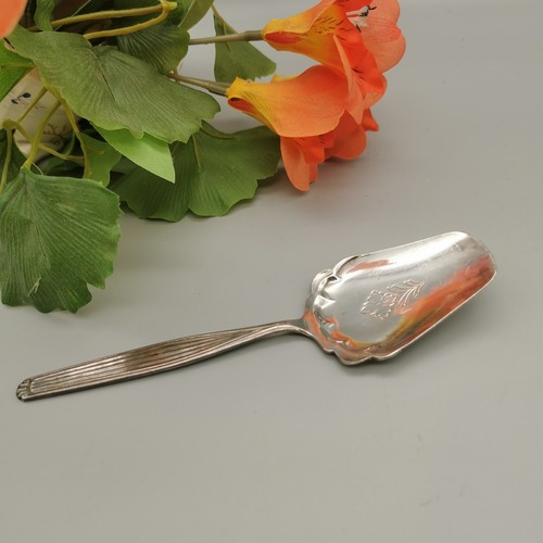 Antique silver plated cake