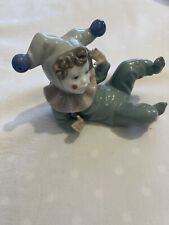 nao lladro Jester Reclining