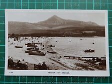 Rowing / Fishing boats, beach & coastal scene, BRODICK BAY, Scottish Isles Arran