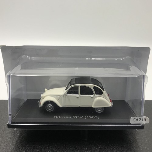 Citroen 2cv 1963 white - 2cv, 1/43