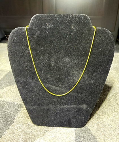 Yellow gold tone snake - tone,