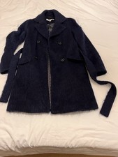 Cléments Ribeiro Portobello Mohair & Alpaca Blend Navy Coat-Small -8 /10 - BNWOT