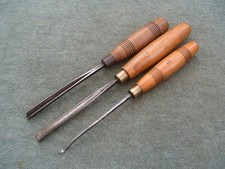 Three Carving chisels, by