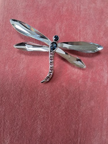 Swarovski crystal dragonfly