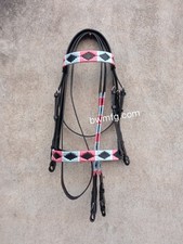 Hand-Embroidered leather Horse