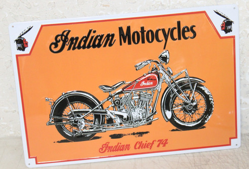 Indian chief motocycle - chief, sign