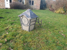 Reclaimed Victorian style outside wall lamp/light/lantern coach house garden.