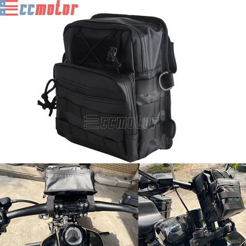 Club style black handlebar - black, bag
