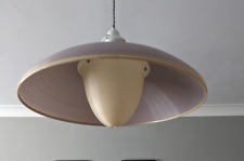 Vintage Rotaflex Pendant Light John Sylvia Reid Mid Century Modern Model C Lilac