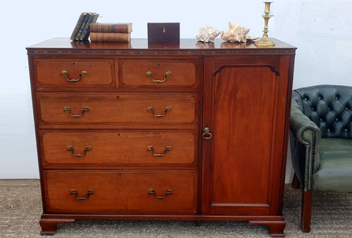Antique mahogany chest of - antique,